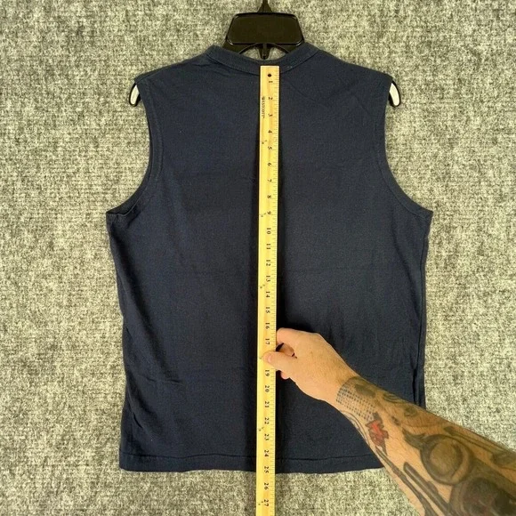 Air Force Langley AFB‎ Shirt Mens Medium Blue Champion Military PFU Athletics - Picture 6 of 7